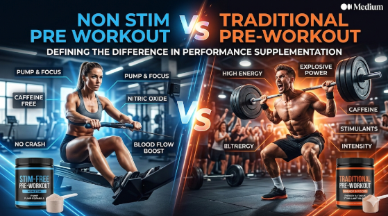 Non Stim Pre Workout vs Traditional Pre-Workout: Defining the Difference in Performance Supplementation